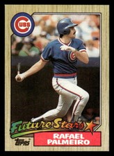 1987 Topps #634 Rafael Palmeiro Rookie Card RC