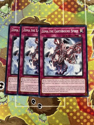 Yugioh Zoma The Earthbound Spirit LEDE-EN079 Playset 