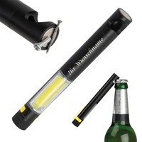 Cob Taschenlampe Mit Gravur / Mit FlaschenöFfner Mit Magnetfuß