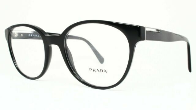 prada black eyeglasses