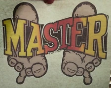 Original Vintage 1970’s Master Iron On Transfer DAYGLO