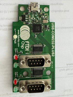 FDTI Chipped USB-COM232-PLUS2 - MOD USB HS RS232 CONVERTER 2 CH - Seriell