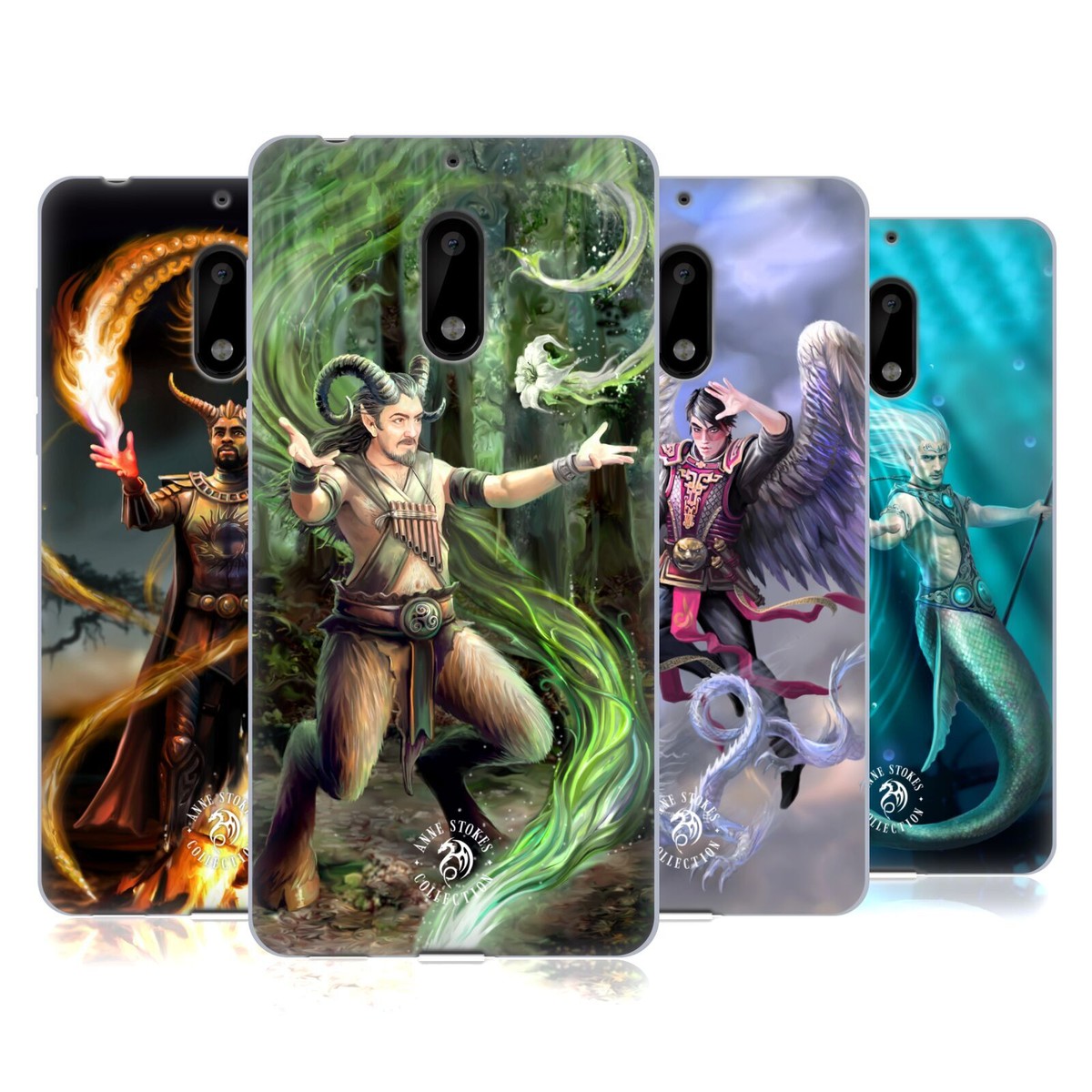 OFFICIAL ANNE STOKES MALE ELEMENTALS SOFT GEL CASE FOR NOKIA PHONES 1 OFFICIAL ANNE STOKES MALE ELEMENTALS SOFT GEL CASE FOR NOKIA PHONES 1