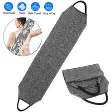 Bath Towel Shower Back Scrubber Skin Exfoliating Body Brush Washing Cloth Strip