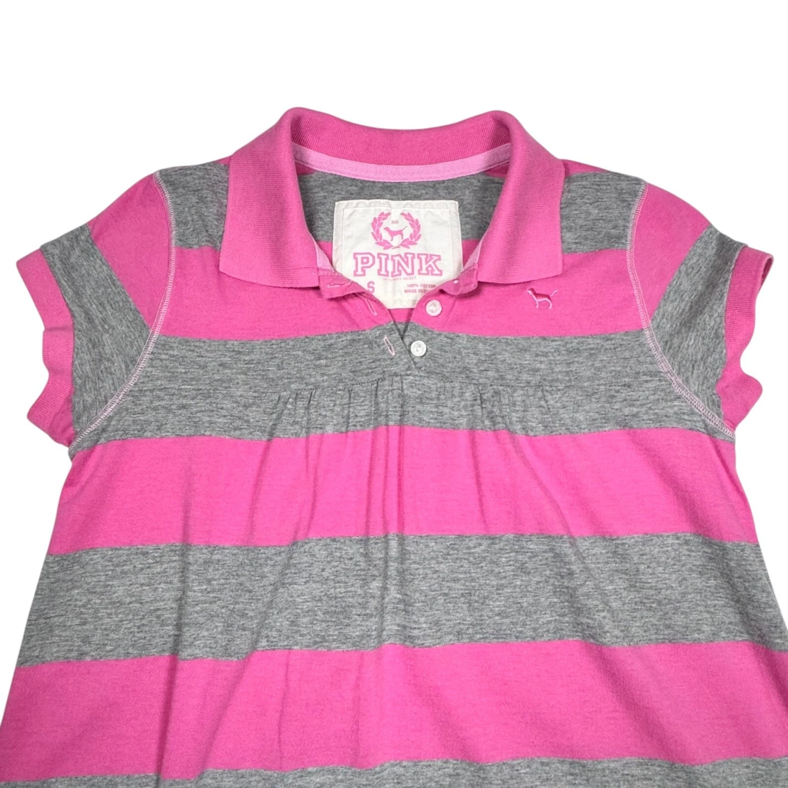 UNDERCOVER Abito T Shirt Y2K ROSA Victoria’s Secret Tg.S Rosa Grigio Spiaggia Coquette Preppy