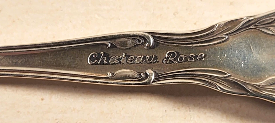 CUCHARA SOPERA CREMA PLATA ESTERLINA ROSA ALVIN CHATEAU Foto 4 de 4