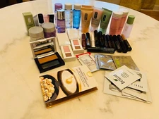 Lot Of 44 Mixed Brand Travel Size Skincare & Makeup Lancôme-Clinique-Estée