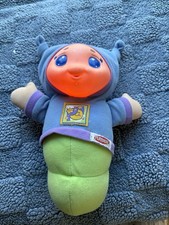 2005 Hasbro PlaySkool Lullaby Glow Worm- Tested And Works Perfect 10 Inches