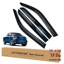 Window Visors Rain Guards for Dodge Ram 1500 Crew Cab E24-for-Dodge-Ram-19/25