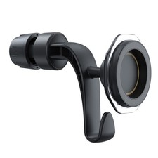 Car Seat Hooks with Holder for Backseat Headrests - Black ABS Material