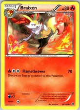 Braixen 26/162 Uncommon Regular Card XY - BREAKthrough Pokemon TCG LP