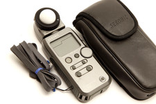 Sekonic L-358 Flash Master Meter Silver with RT-32 Module, Case  Strap 49535