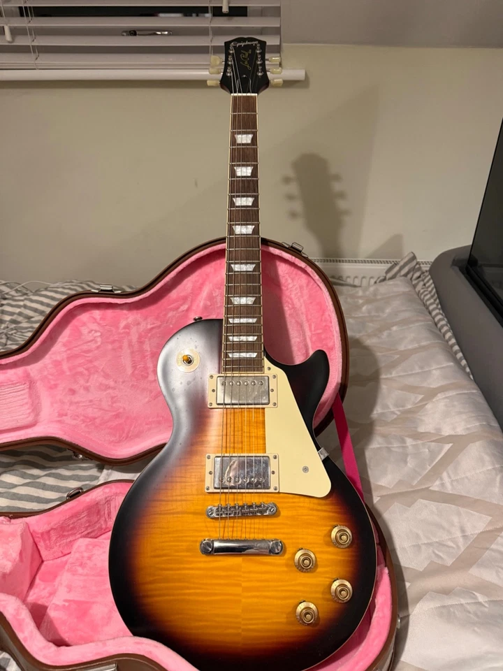 Epiphone Les Paul Standard 6-String Electric Guitar - Aged Dark Burst, photo 1 of 5