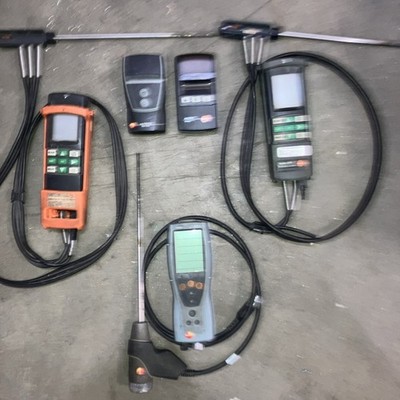 Testo 325-M Combustion Analyzer with Case 327-1 with Accessories NOT WORKING