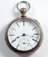 STANDARD AMERICAN WATCH CO SWISS-MADE SCARCE PRIVATE LABEL 18S POCKET WATCH