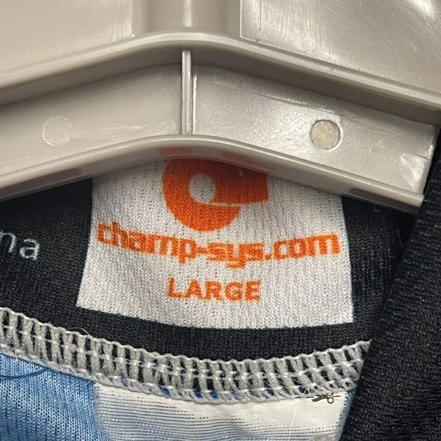 Camiseta deportiva de bicicleta Alaska para hombre grande azul 1/2 cremallera colorida panorámica manga corta Foto 2 de 4