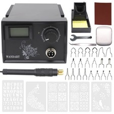 Best Professional Wood Burning Kit with One Pyrography Pen Single Burner 20 Tips