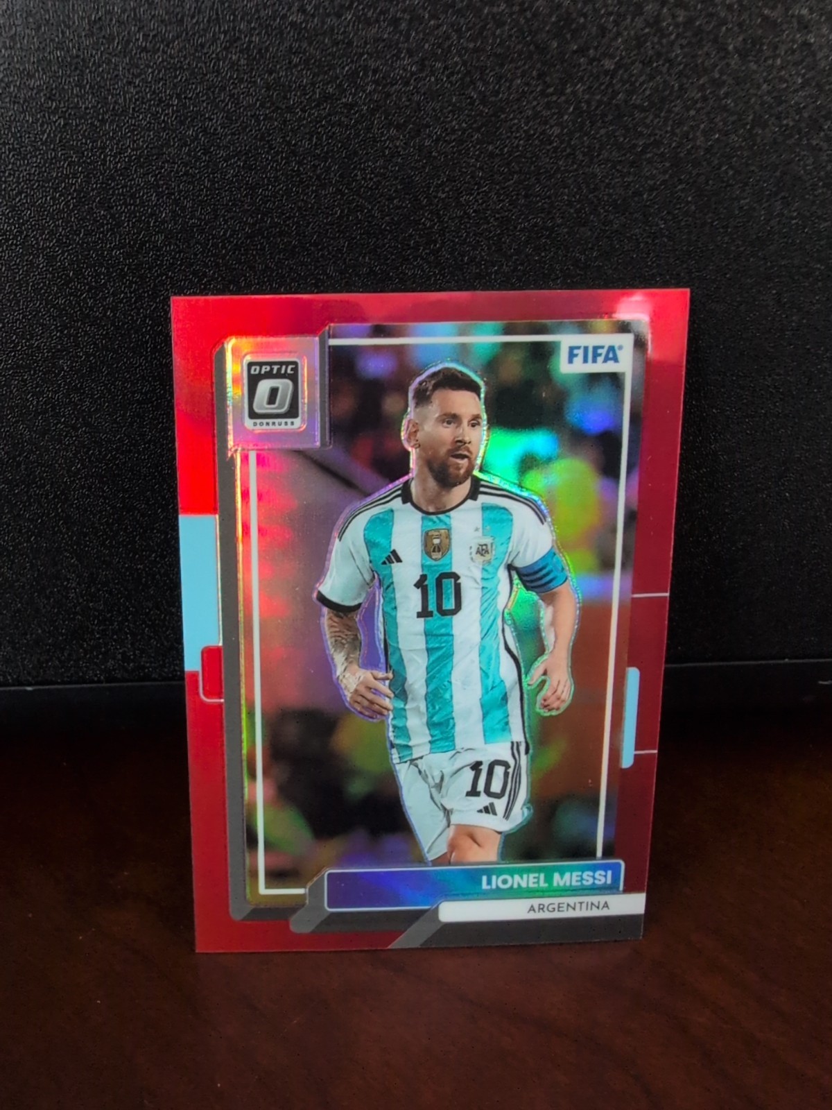 Lionel Messi 2022-23 Panini Donruss FIFA Optic Red /165