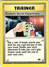 Rocket's Secret Experiment Unlimited Uncommon Gym Challenge 120/132 LP on eBay