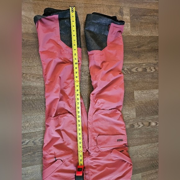 Trew Chariot Bib in Brick Red, Size Large