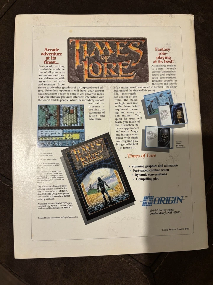 Computer Gaming World PC Game Magazine #56 Feb 1989 The Game Behind The Games Foto 2 de 4