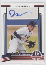 2023 Panini USA Baseball Stars & Stripes Daniel Arambula (Blue Ink) Auto 1y9