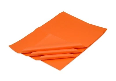 NEODECO Seidenpapier Geschenkpapier Packpapier 38x50cm orange 500 Blatt Dekoration