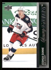 2021-22 Upper Deck #218 Joshua Dunne Young Guns RC