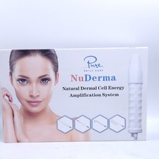 Used,Exc NuDerma Clinical Skin Therapy Wand High Frequency 4 Fusion Applicator