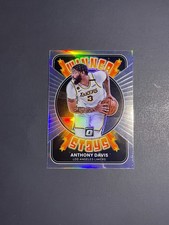 2021-22 Panini Donruss Optic Anthony Davis Winner Stays Silver Holo Card #7