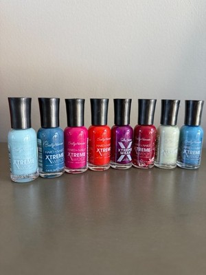 LOT OF 6 SALLY HANSEN XTREME WEAR NAIL POLISH RANDOM  NO REPEATS 0.4 OZ EA