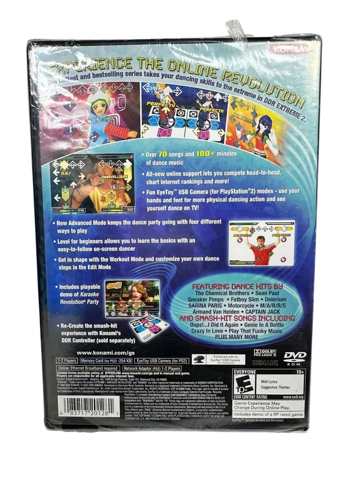 Dance Dance Revolution Extreme 2 (PlayStation 2, 2005) NEW SEALED - Image 2 of 4