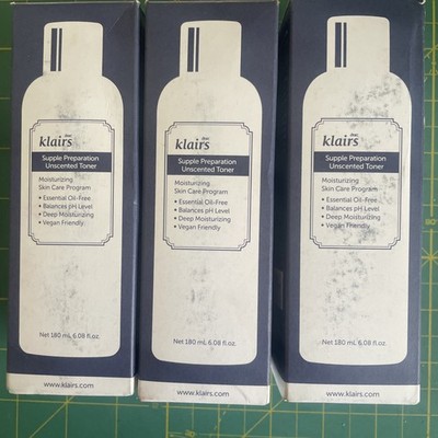 Klairs, Supple Preparation Unscented Toner, 6.08 fl oz, Balances pH Level