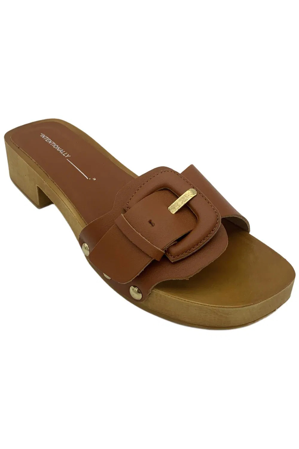 INTENTIONALLY BLANK Buckle Clog Sandals Canyon