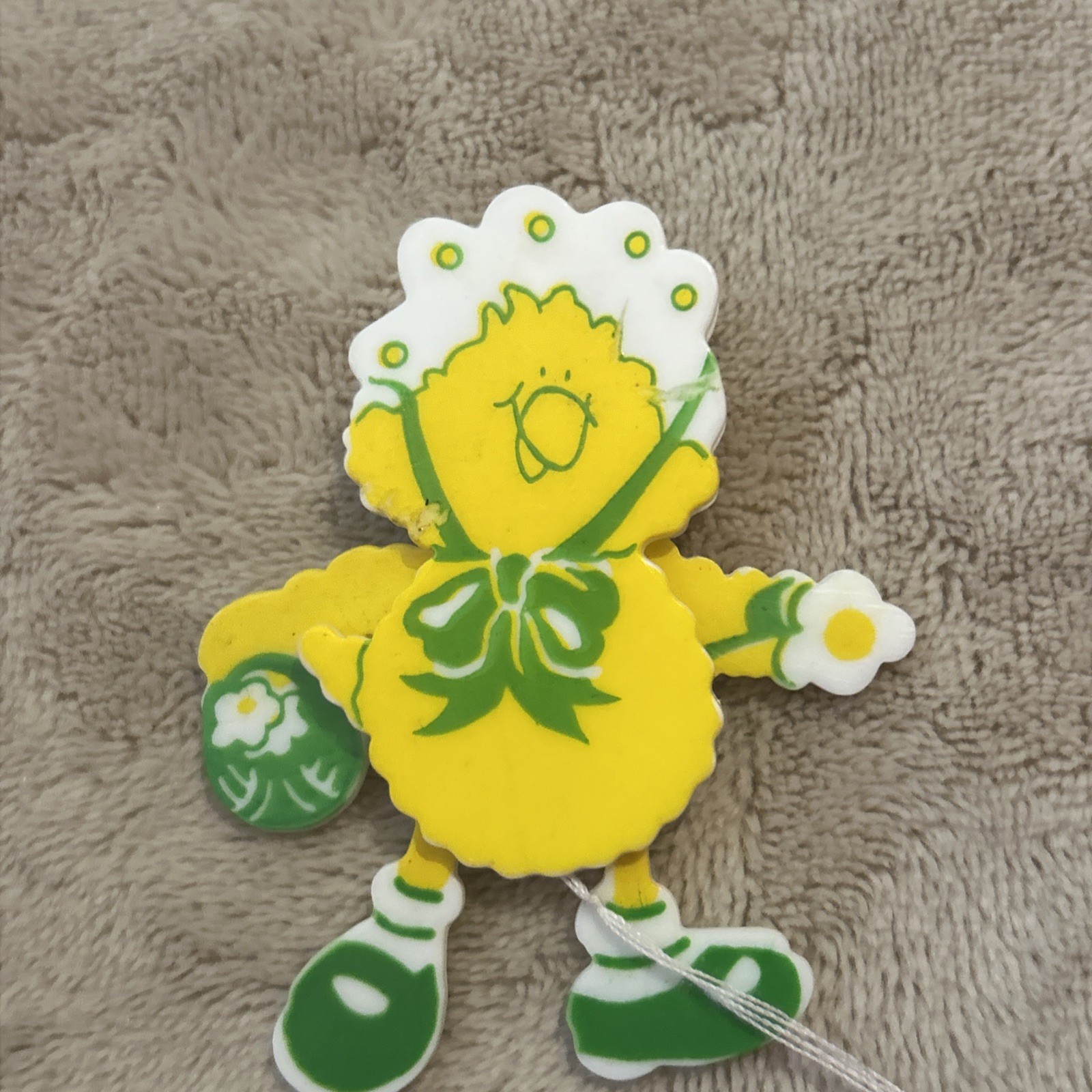 Duck Easter 1991 Pull String Pin Rare Vintage - image 6