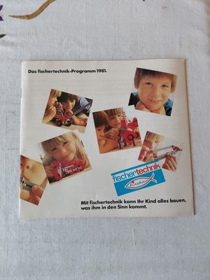 fischertechnik  Programm 1981                  [6]
