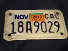 Lot of 3 Motorcycle License Plates California Oregon Washington As Is Decor NR — photo 10