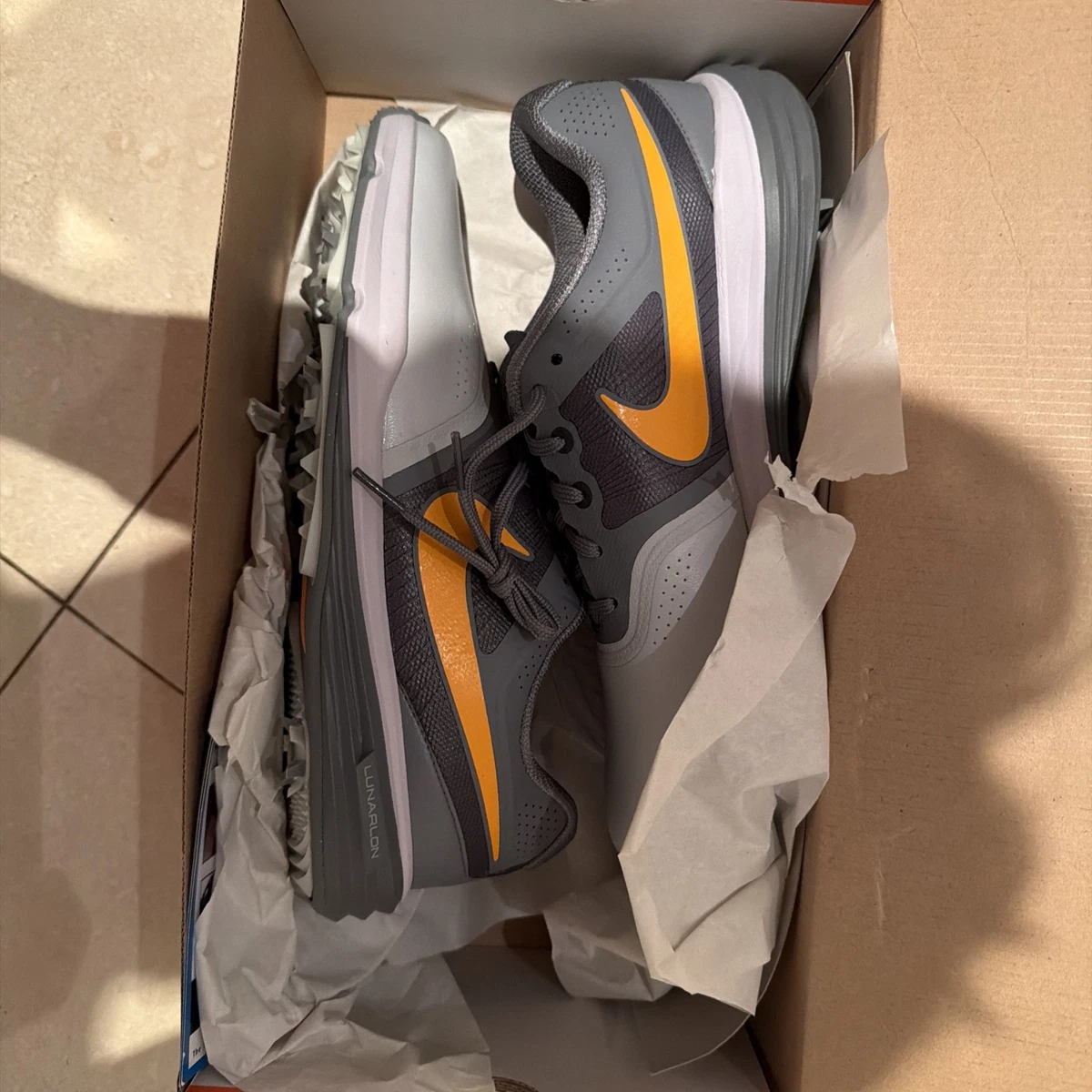 Nike Lunar Command Golf Shoes Dark Grey Blue Volt 704427-004 Mens 10.5 Nike Lunar Command Men main image 2