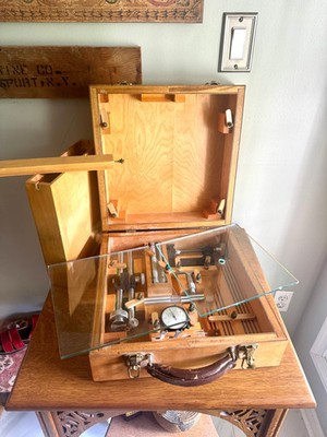 Vtg Tumico Machinist Inside Depth Micrometer Setl Large Inside Depth Micrometer