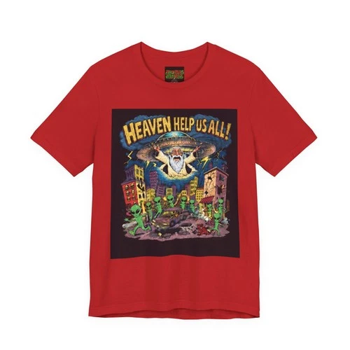 Heaven help chedelic Neon design - product listing photo