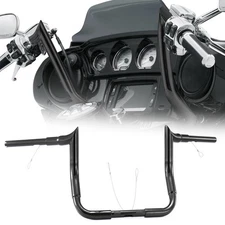 Street Electra Glide Handlebar Ape Hanger for 1986-2023 FLHT 1.5" Fat 14 inch