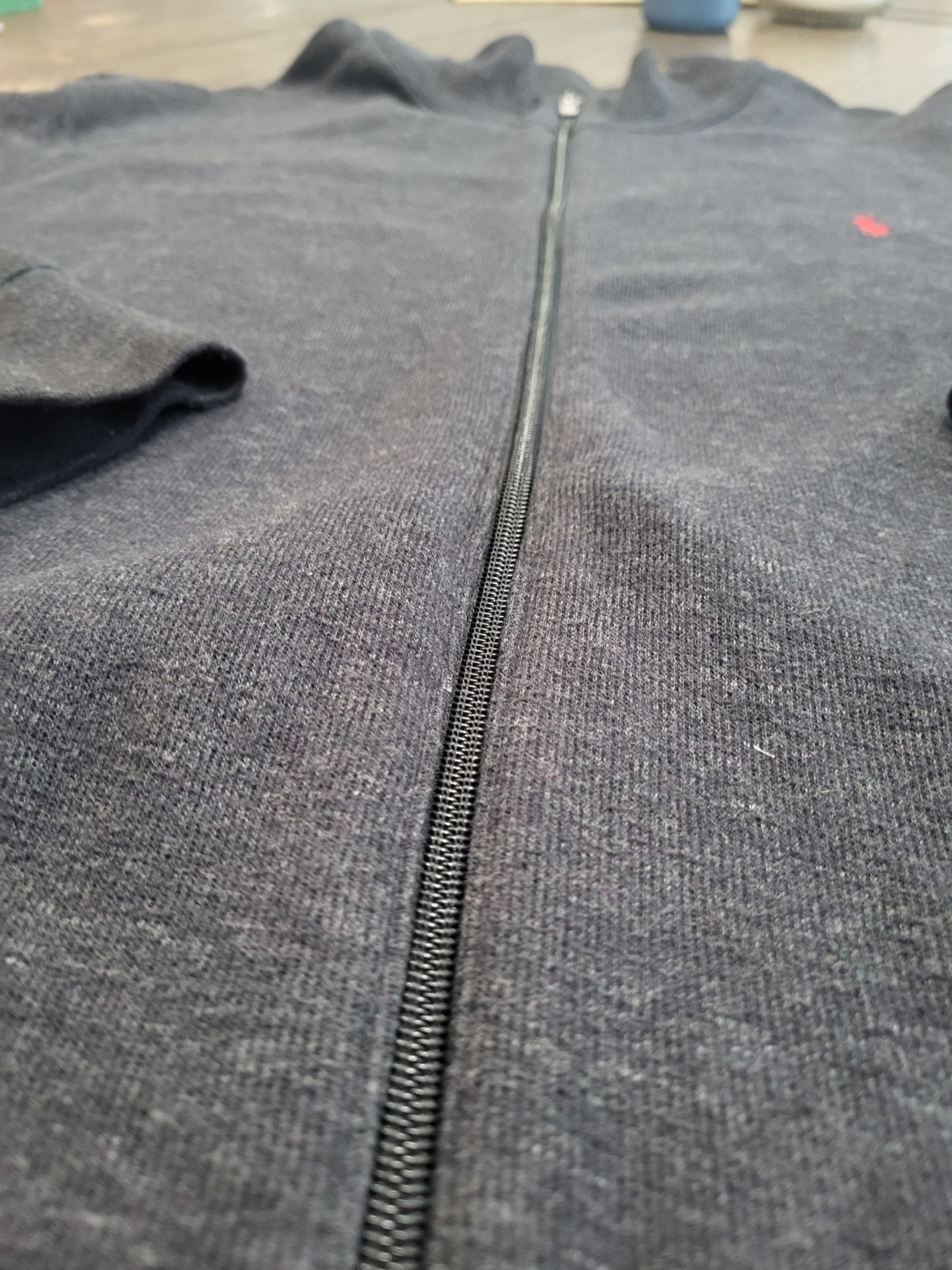 Rare Polo Ralph Lauren XXL Performance Mens Black Full Zip-Up Sweatshirt image 6