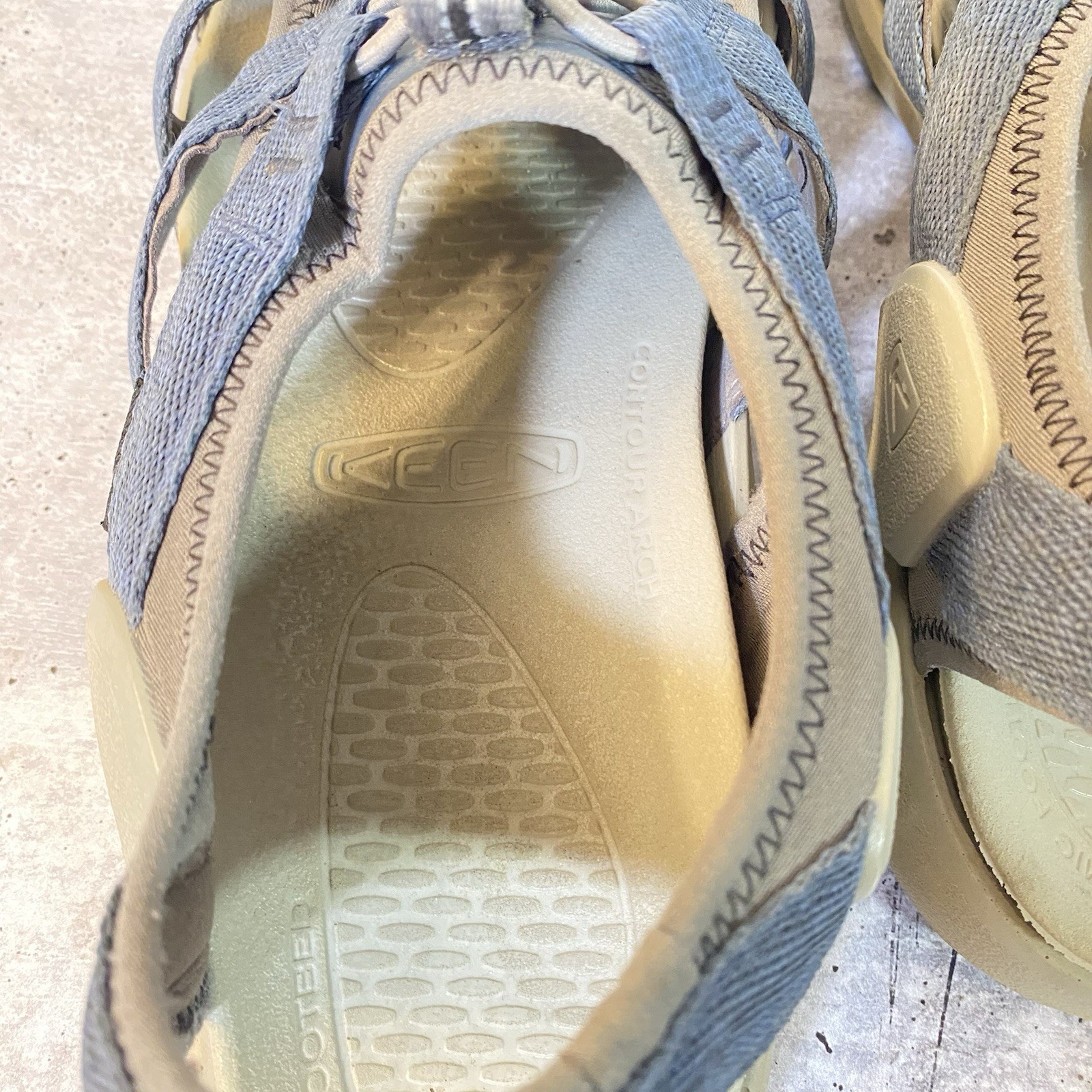 Sandali Keen CNX da uomo taglia 14 grigi scarpe da trekking acqua contorno arco comfort 102497