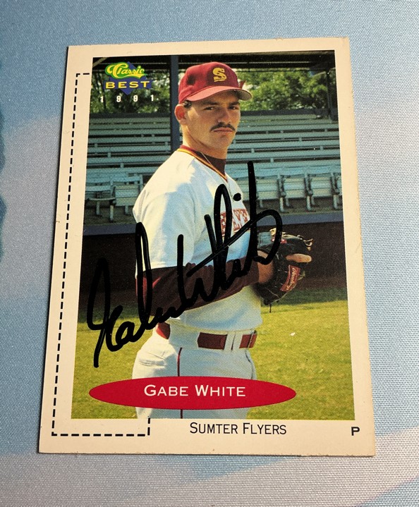 1991 Classic Best Minor League - Gabe White #61 (RC) auto