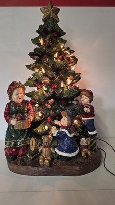 Vintage Keramik Weihnachtsbaum beleuchtet geformt Keramik Weihnachtsbaum selten 