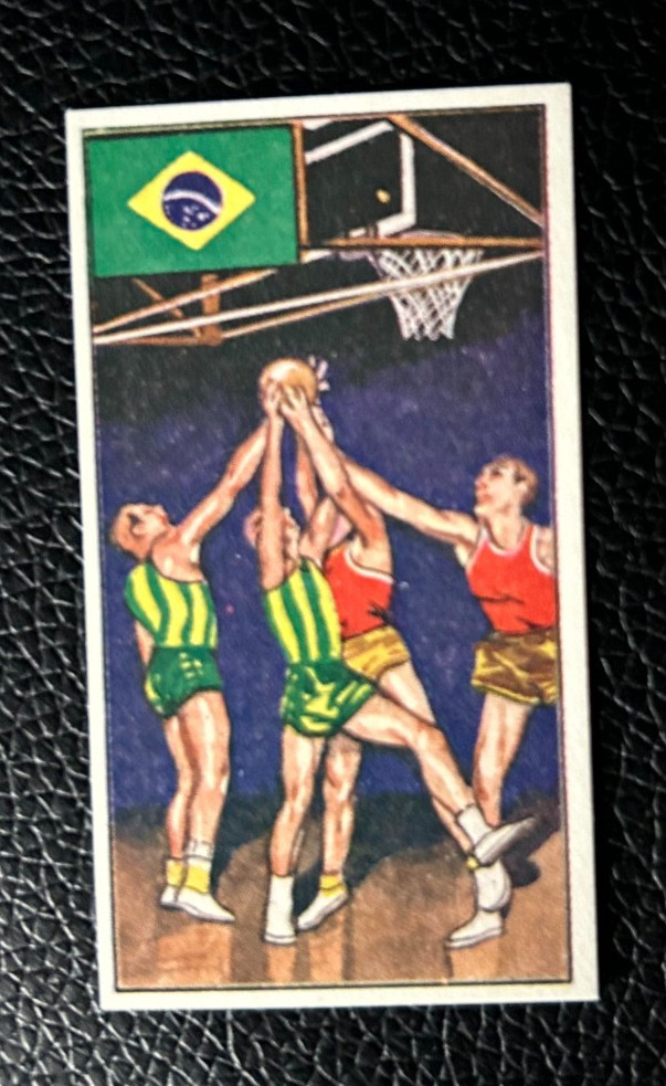 Vintage Basketball 1962 Dickson Orde Sports of the Countries BRAZIL view 2