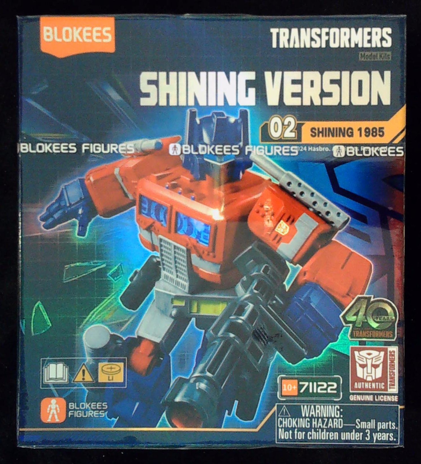 Blokees Transformers 02 SHINING VERSION 1985 Single Box