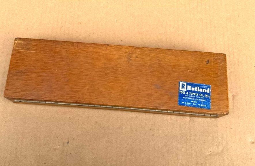 Rutland Jo Blocks 9573 from 0.05005 to 2 Inches