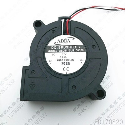 AB05112UB150300 5015 DC12V 0.25A 3-Wire Cooling Fan *gi