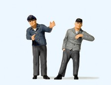 44917 Große Spur G/LGB Preiser Figuren, Lokführer und Heizer, Maßstab 1:22,5  Zu